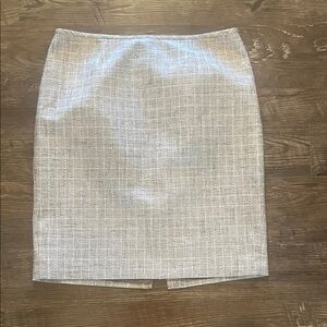 Calvin Klein Light Gray Pencil Skirt Size 14